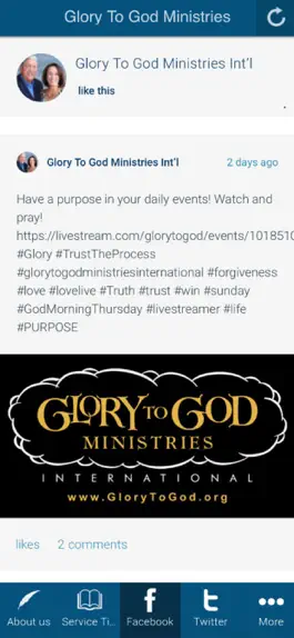 Game screenshot Glory to God Ministries apk