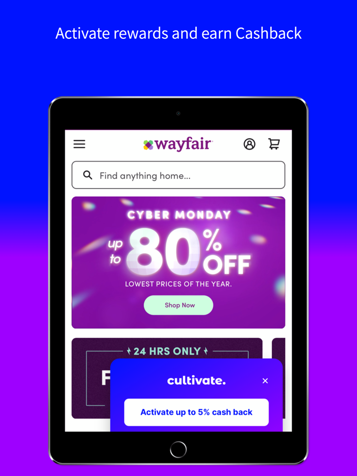 Cultivate  Origin  Cash Back