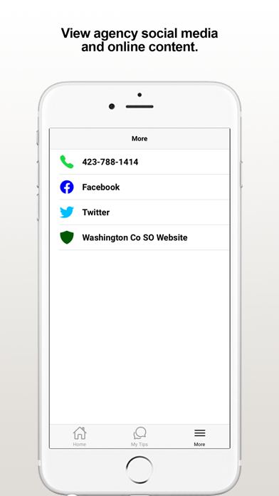 WashingtonCo TN Sheriff Screenshot