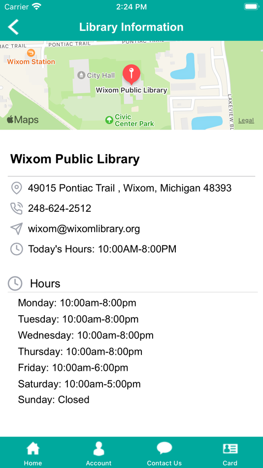 #5. Wixom Library (iOS) 由: Capira Technologies