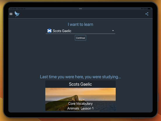 Screenshot #4 pour Bluebird: Learn Scots Gaelic