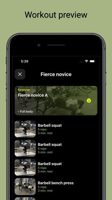 BFIT fitness Screenshot