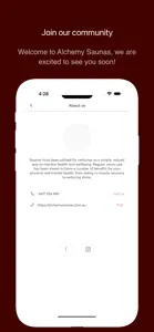 Alchemy Saunas screenshot #1 for iPhone