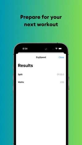 Game screenshot ErgSpeed - Rowing Calculator apk