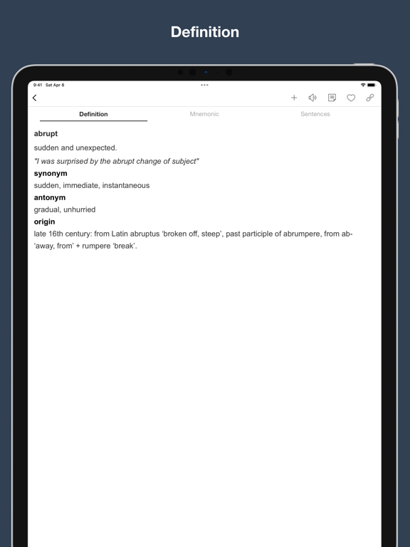 Screenshot #5 pour Word List for TOEFL® Test