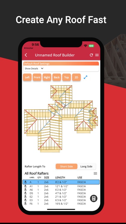 RedX Roof Builder - 3D Design