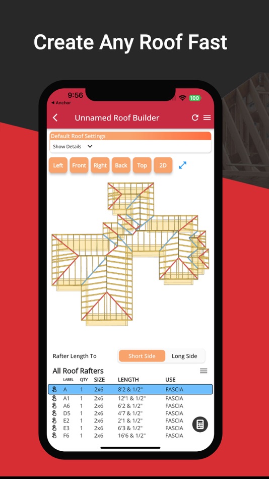 #1. RedX Roof Builder - 3D Design (iOS) 由: RedX Technology Inc