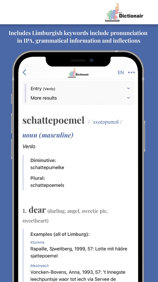 #3. D'n Dictionair (iOS) 由: Stichting Limborgse Academie