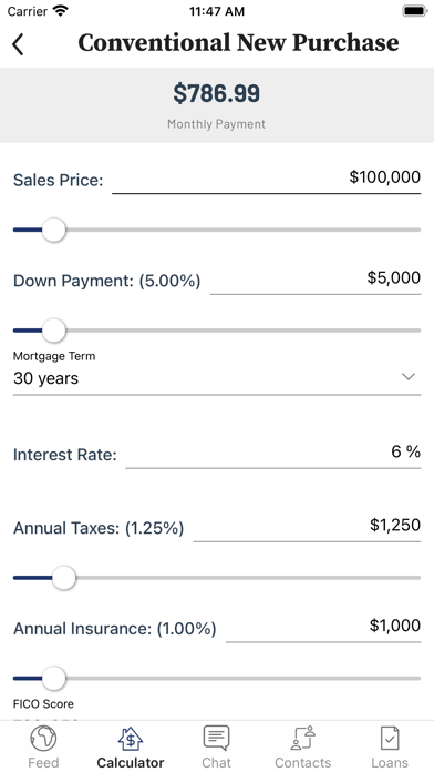 Peoples Bank NC Mortgage Screenshot