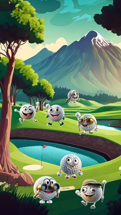 Screenshot #1 pour Golf Faces Stickers