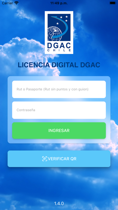 Licencia Digital DGAC Screenshot