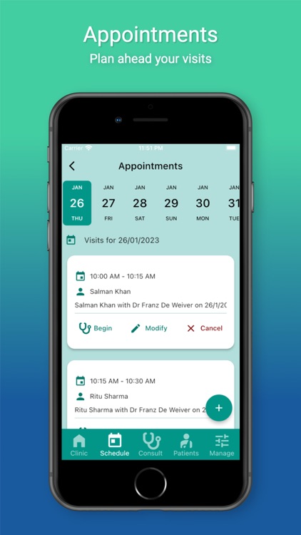 AURORA Clinic app