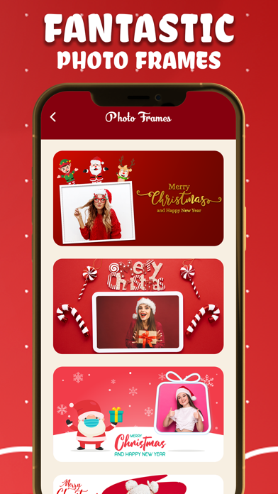 Christmas Photo Frame + Wishes Screenshot