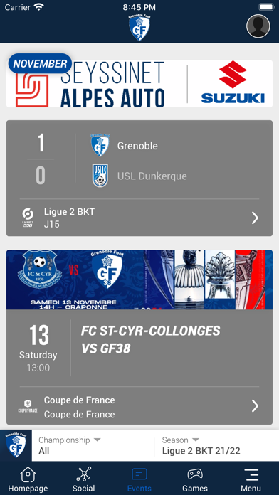 Screenshot #2 pour Grenoble Foot 38