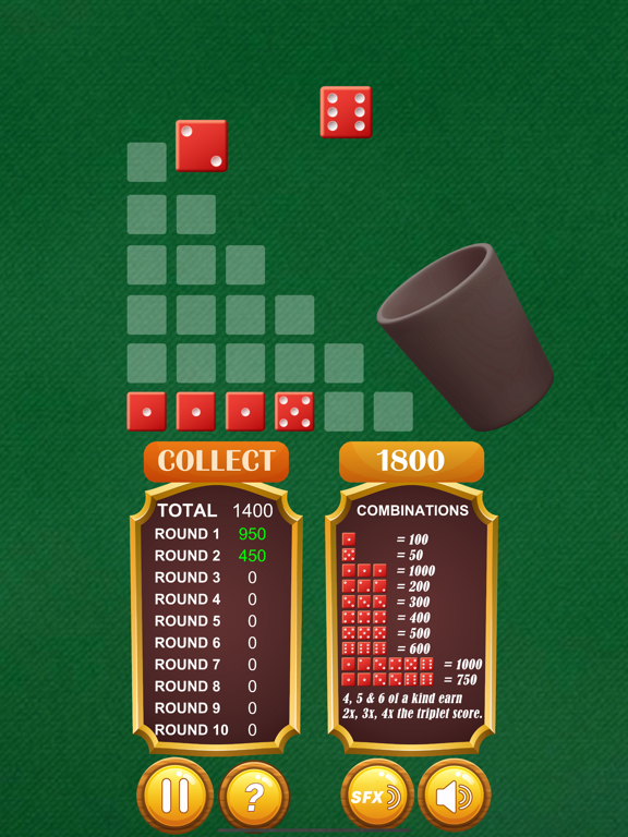 Screenshot #5 pour Farkle Pro - Dice Game
