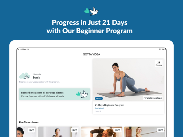 ‎Gotta Yoga for Beginners Screenshot