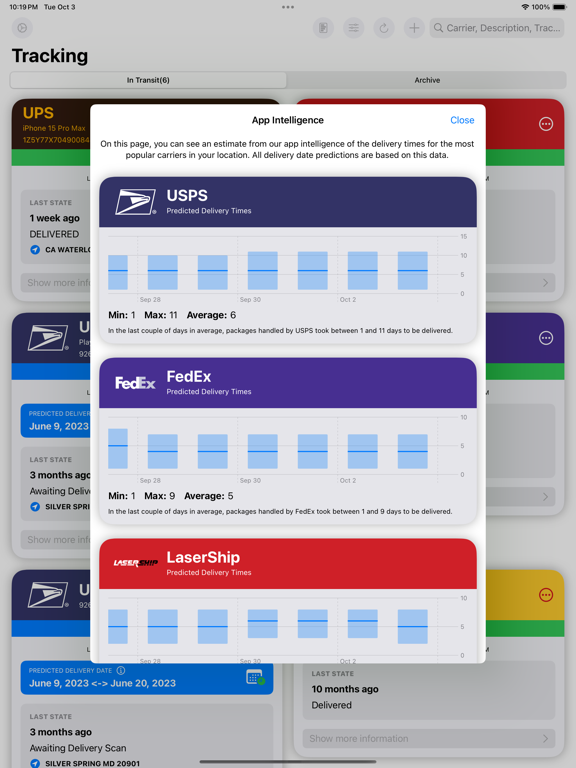 Deliveries Trackerのおすすめ画像4