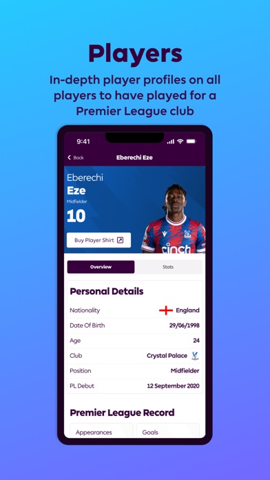 Premier League - Official App Screenshot