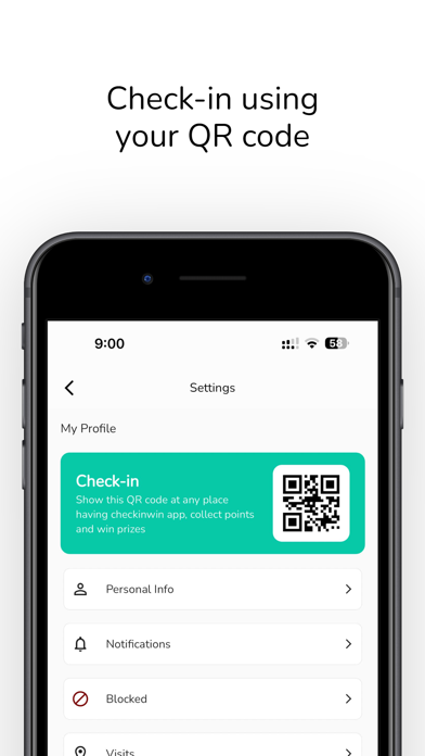 Checkinwin Screenshot