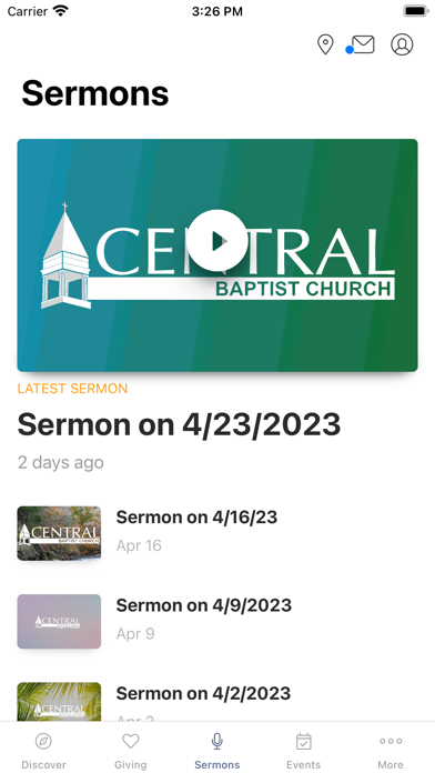 Central Baptist Church (JC) Screenshot