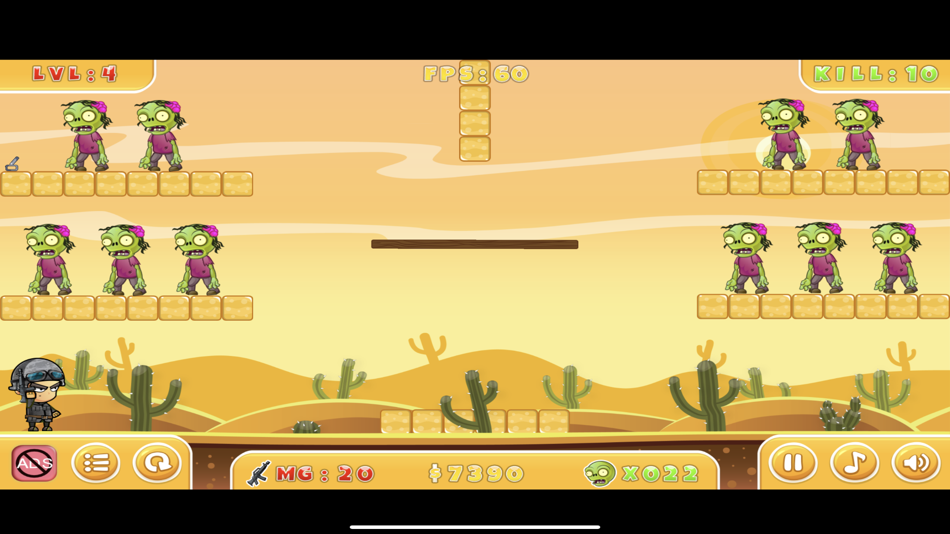 #4. Zombie Shooter kill them all (iOS) Podle: virendra kumre