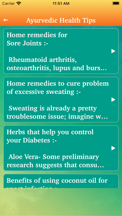 Ayurvedic Health & Beauty Tips Screenshot