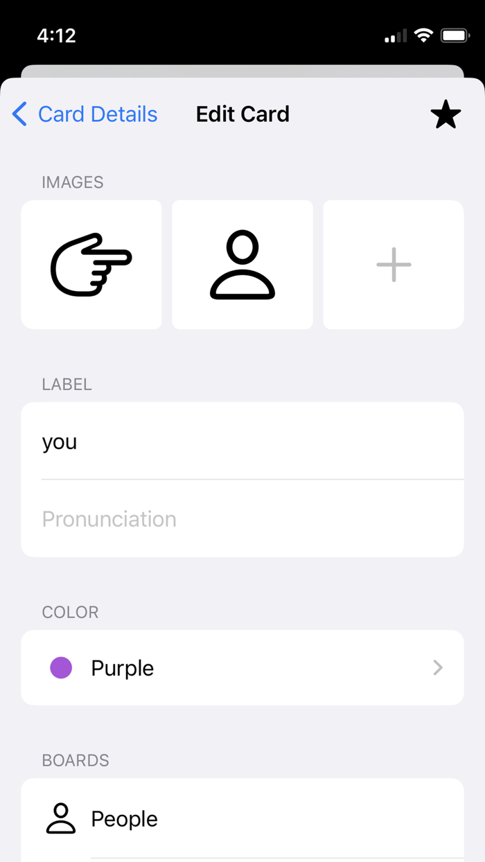 AAC Visuals Board for Autism
