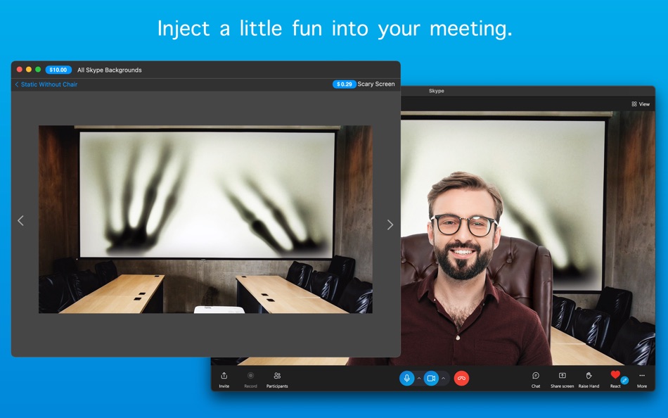 #3. Backgrounds for Skype (macOS) 由: UAB Macmanus