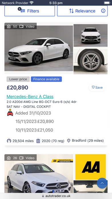 AT Price Tracker Screenshot