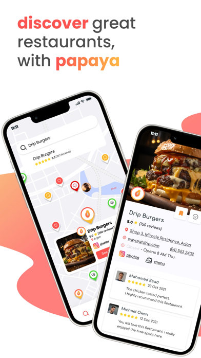 Papaya: Food Discovery Screenshot