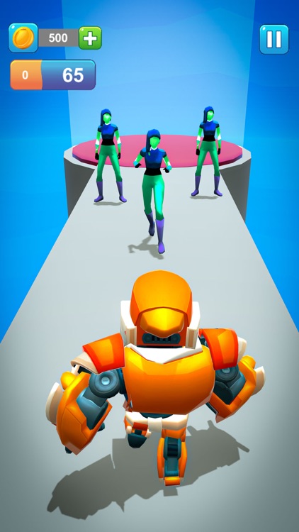 Robots Vs Ragdoll Battle! Run screenshot-0