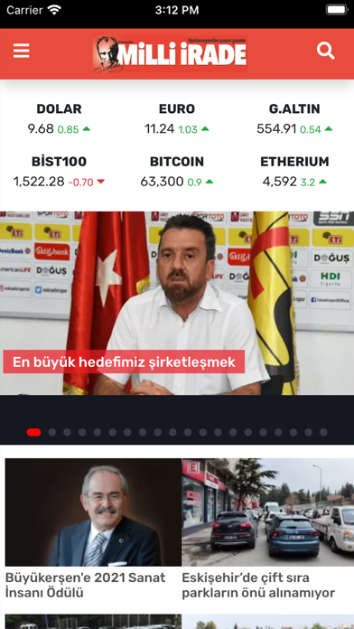 Milli İrade Gazetesi Screenshot