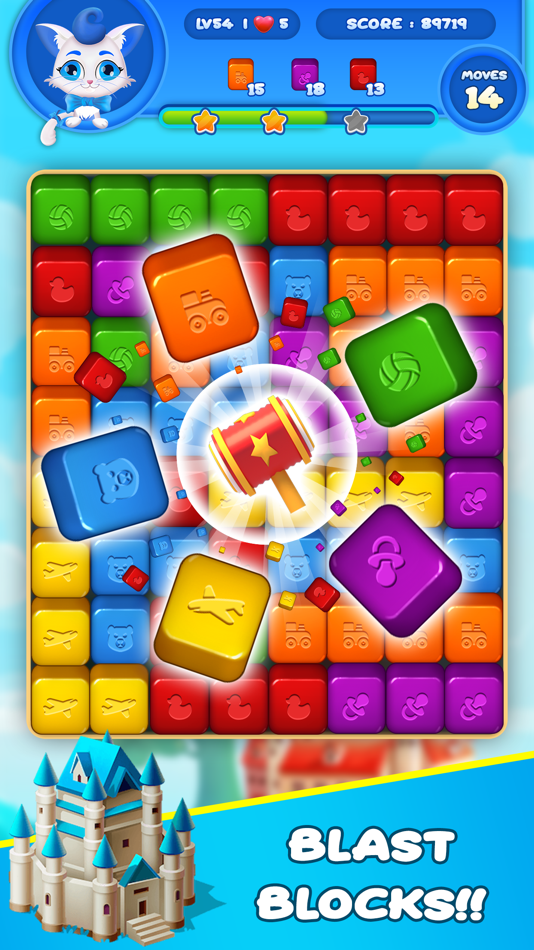#1. Pop Cubes : Match 2 & Blast (iOS) 由: Amr Samir
