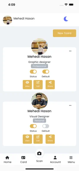 Game screenshot Tcard - Digital Business Card apk