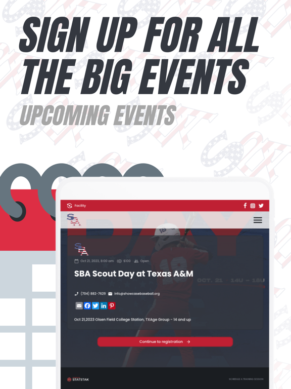 Showcase Baseball Academy iPad screenshot 5 - Sports app