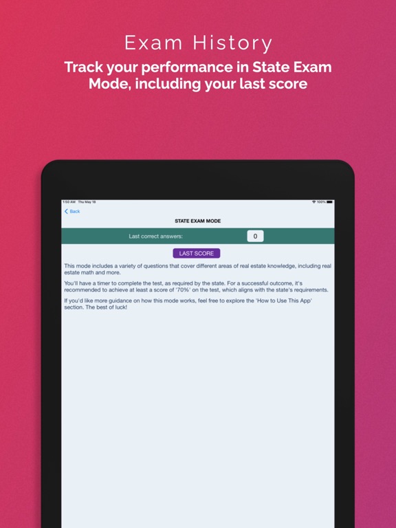 South Dakota Real Estate Exam iPad screenshot