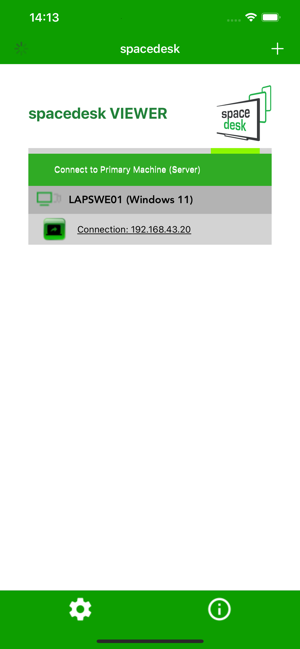 spacedesk - USB Display for PC Screenshot