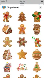 gingerbread & christmas cookie iphone screenshot 1