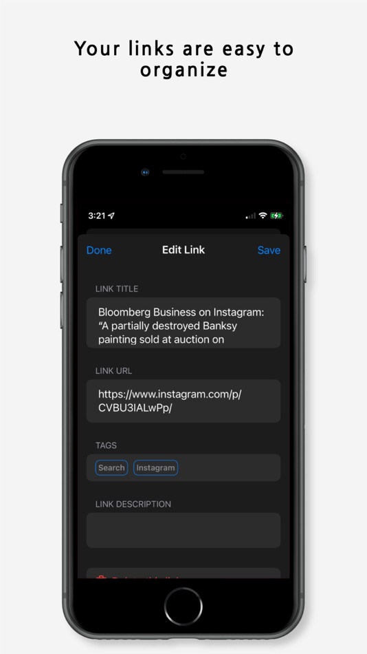 #2. LinkVault (iOS) 由: Liqiang Wang