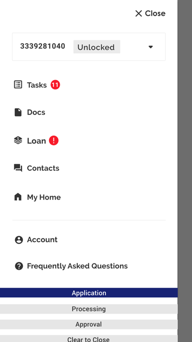 AFN Borrower Portal Screenshot