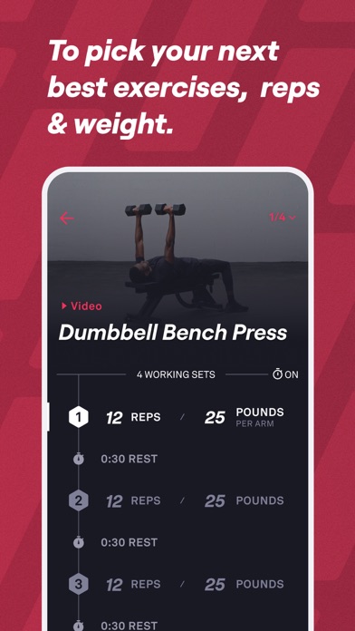 Fitbod Workout & Gym Planner Screenshot