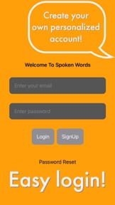 Spoken Words - Writing App screenshot