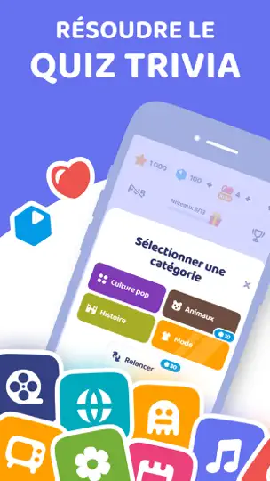 Capture d'écran de Brain Blitz Trivia－Duel Quiz sur iPhone 1
