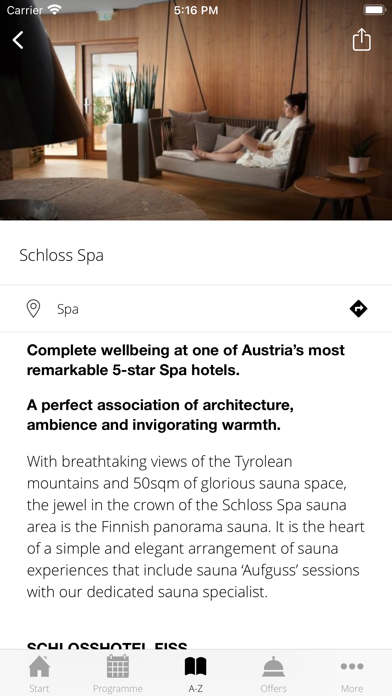 Schlosshotel Fiss Screenshot