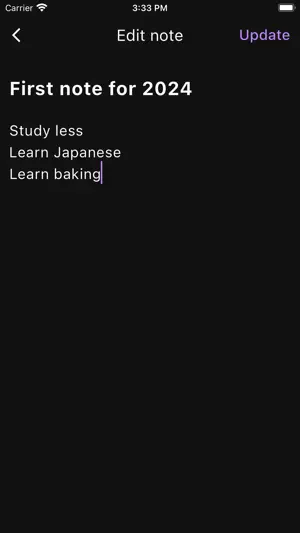 Comet Notes screenshot 1
