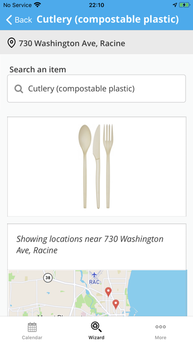 City of Racine, WI Recycles Screenshot