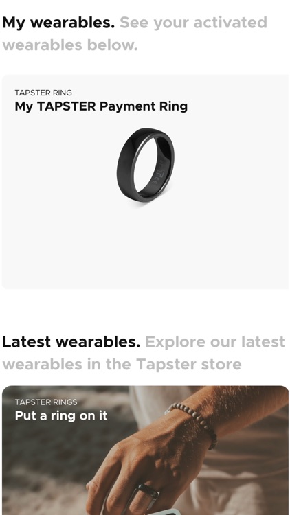 TAPSTER: Contactless wearables