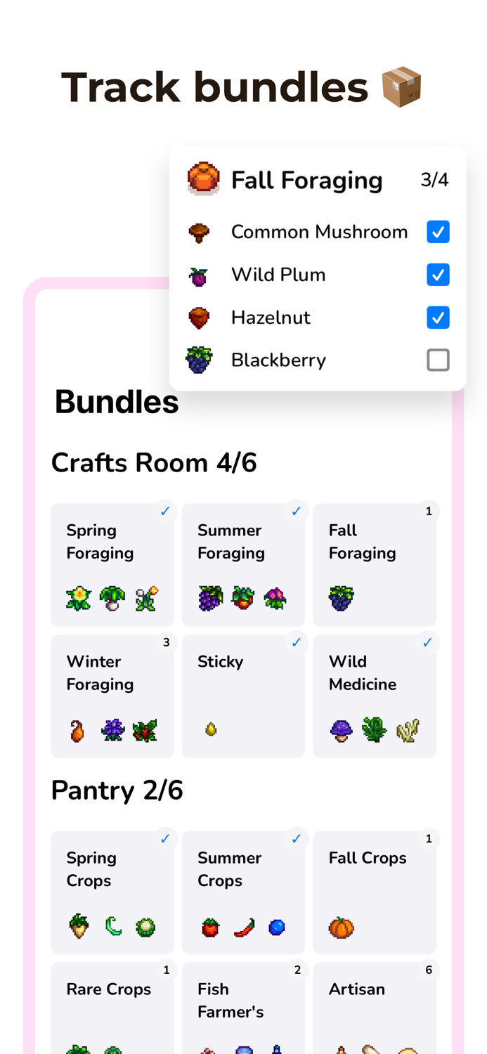 Assistant for Stardew Valley