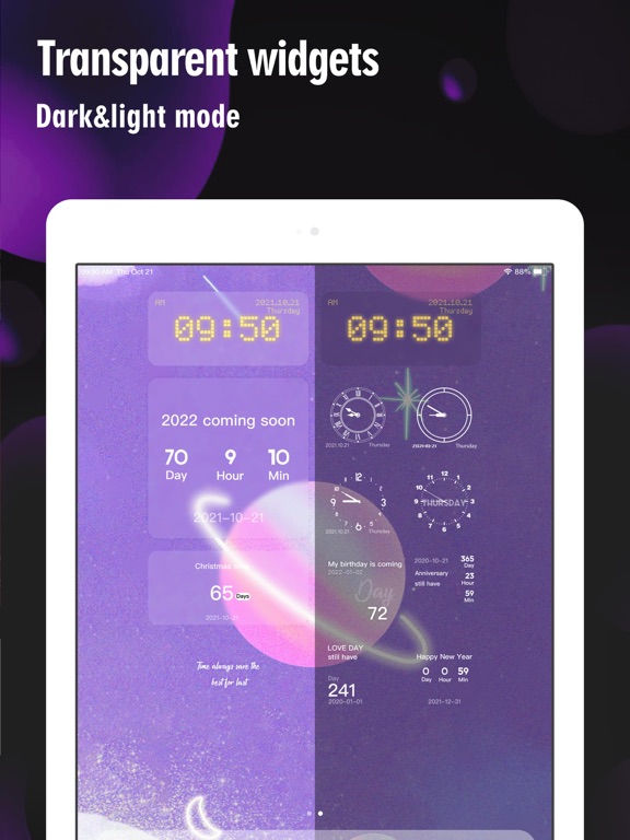 Screenshot #5 pour Widget horloge - Shortcut