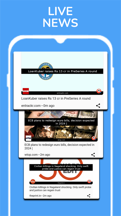 News X - Live News Browser Screenshot